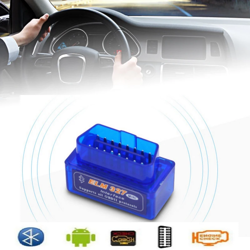 ELM327 V2.1 Bluetooth OBD2 сканер диагностические инструменты для автомобиля ELM327 DC12V OBD 2 Elm 327 Автомобильный диагностический инструмент ODB2 адаптер автоматического сканирования