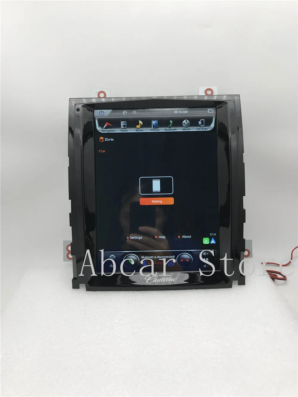 

10.4'' Tesla style Android 8.1 Car dvd player GPS Navigation For Cadillac escalade stereo radio auto multimedia carplay PX6 IPS