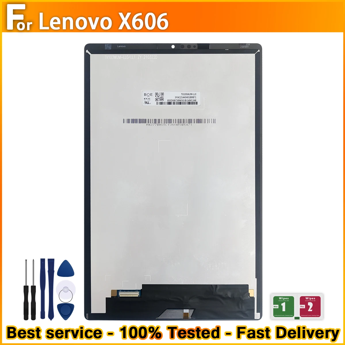 Оригинальный Планшет Lenovo Tab M10 Plus TB-X606F TB-X606X X606 ЖК-дисплей сенсорный экран замена
