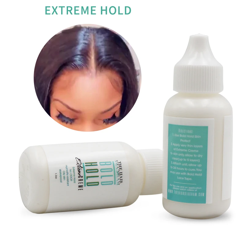 THE HAIR DIAGRAM BOLD HOLD EXTREME CREAM 1.3OZ LACE GLUE ADHESIVE 3 THE HAIR DIAGRAM BOLD HOLD EXTREME CREAM 1.3OZ LACE GLUE ADHESIVE 3