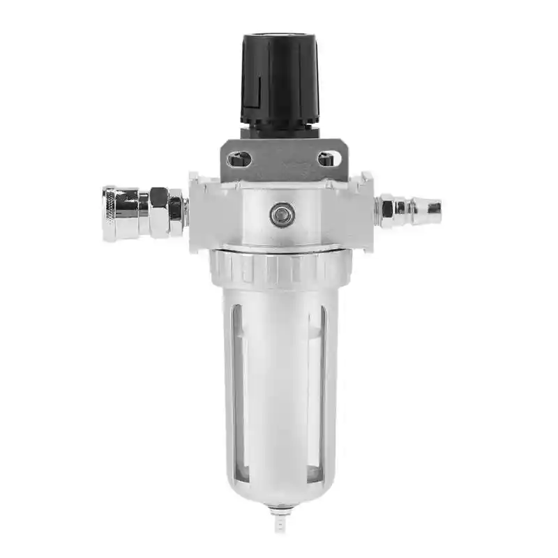 Rc1/4" Air Compressor Filter Oil Water Separator Regulator With Mount Connection Air Pressure