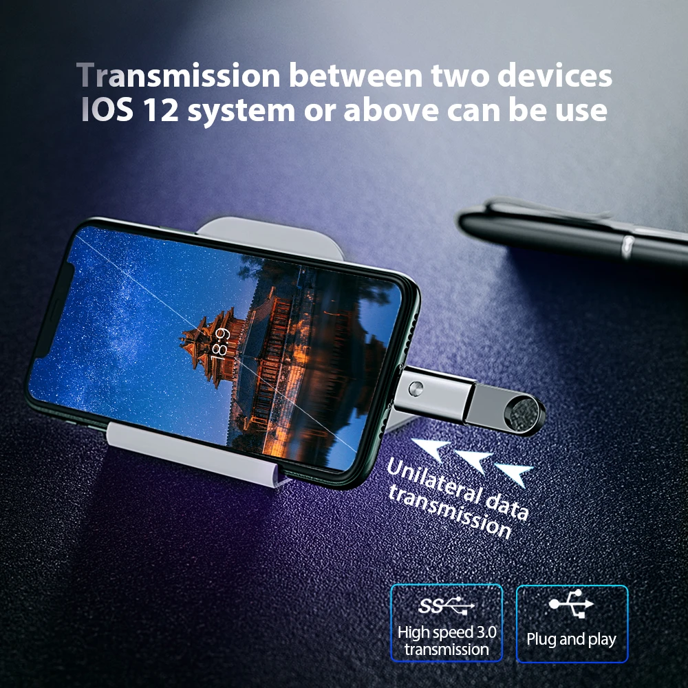 ACCEZZ USB OTG адаптер для iPhone 11 Pro Max X 7 ноутбук разъем для клавиатуры Освещение USB 3,0 адаптер планшет камера для iOS 13