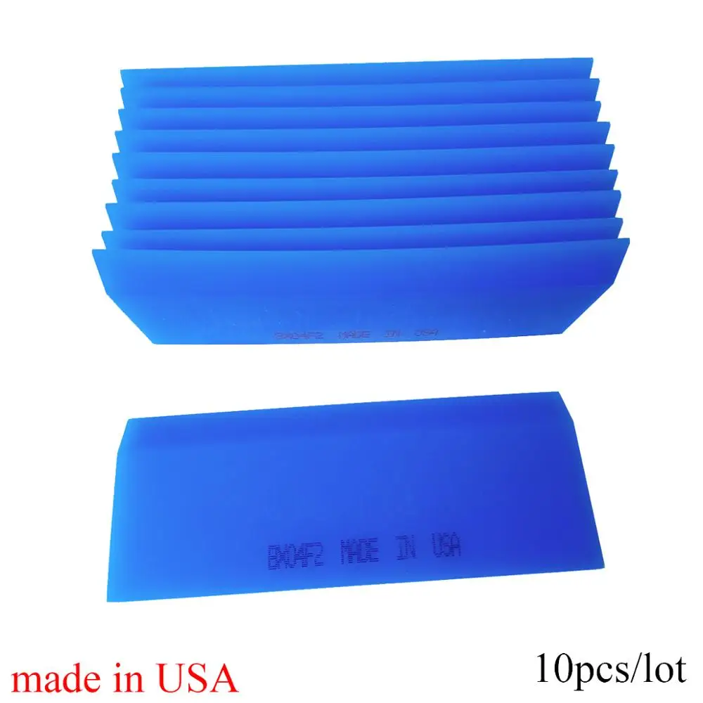 

10PCS BLUEMAX Rubber Strip Made In USA Window Clean Squeegee Blade Vinyl Car Wrap BLUEMAX Wiper Tint Tools Sticker Remover 10B02