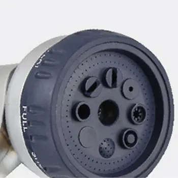 

Garden Water Hose Nozzle with 8 Adjustable Spray for Watering Plants Washing Car K4UA