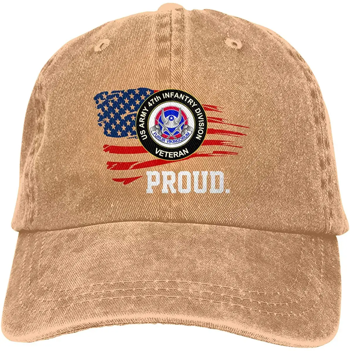 Proud US Army 47th пехотная группа гребень Ветеран американский флаг Мужская классическая бейсболка папа шляпа регулируемый размер