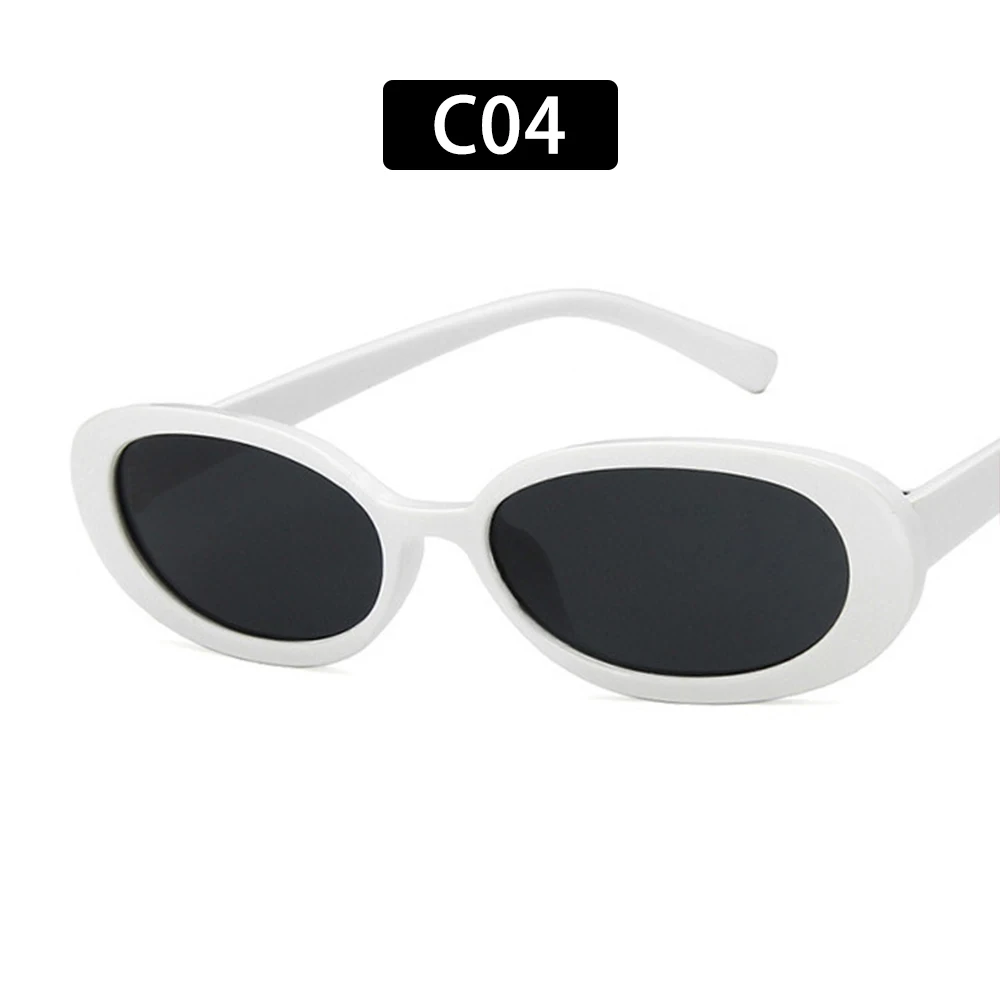 Unisex UV400 Protection Anti-Reflective Oval Round Glasses Trendy Clout Goggle Kurt Cobain Sunglasses Funny Cool Style Eyewear designer sunglasses Sunglasses