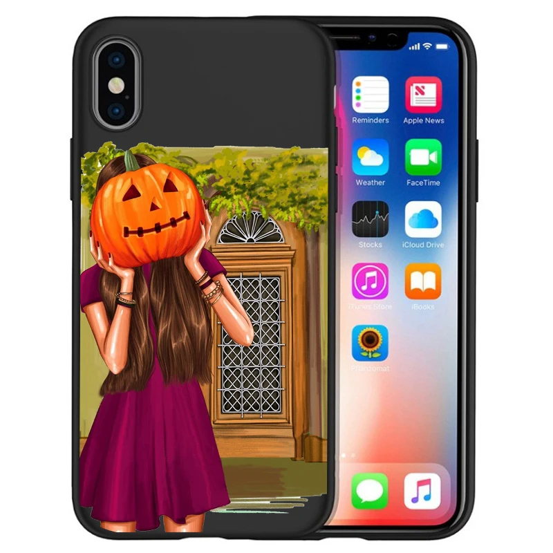 Модный чехол для телефона для девочек iPhone 11 11 Pro Max 5 5S 6 6S 7 8 Plus X XS Max XR для Capa iPhone 8 Case Etui