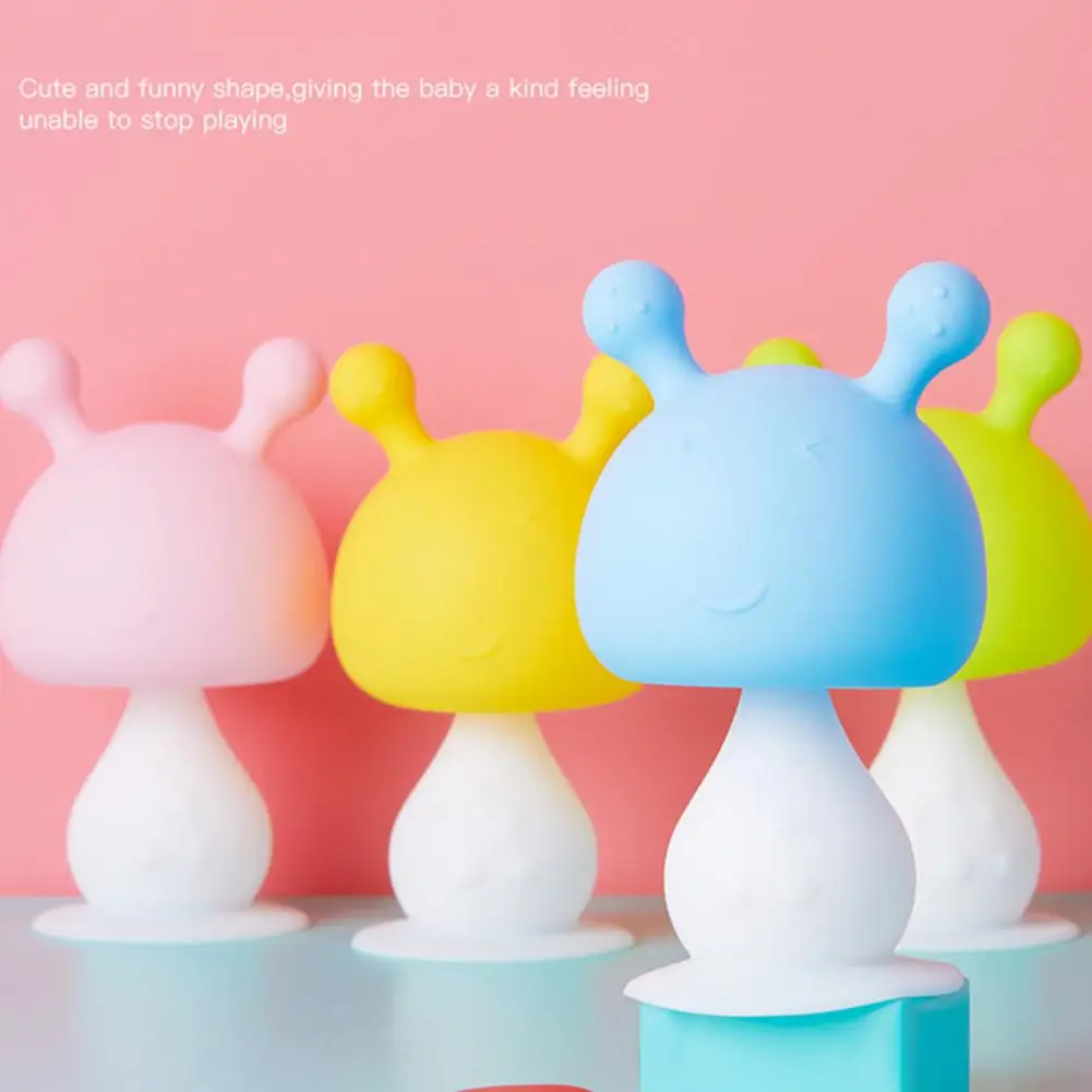 baby mushroom teether
