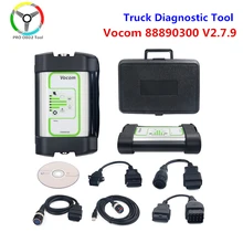 Herramienta de diagnóstico de camiones, interfaz de actualización en línea, para UD/Mack, Volvo Vocom V2.7.9, Vocom, envío gratis, 88890300