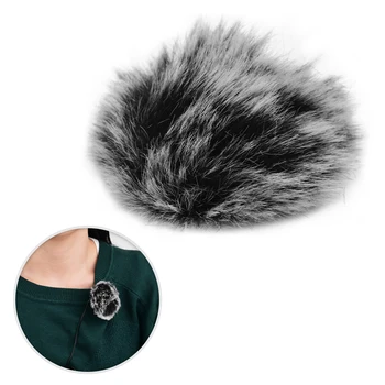 

Clip-on Lavalier Microphone Windscreen Furry Windshield Mic Muff Compatible with Boya M1 and Other Most Lapel Microphones