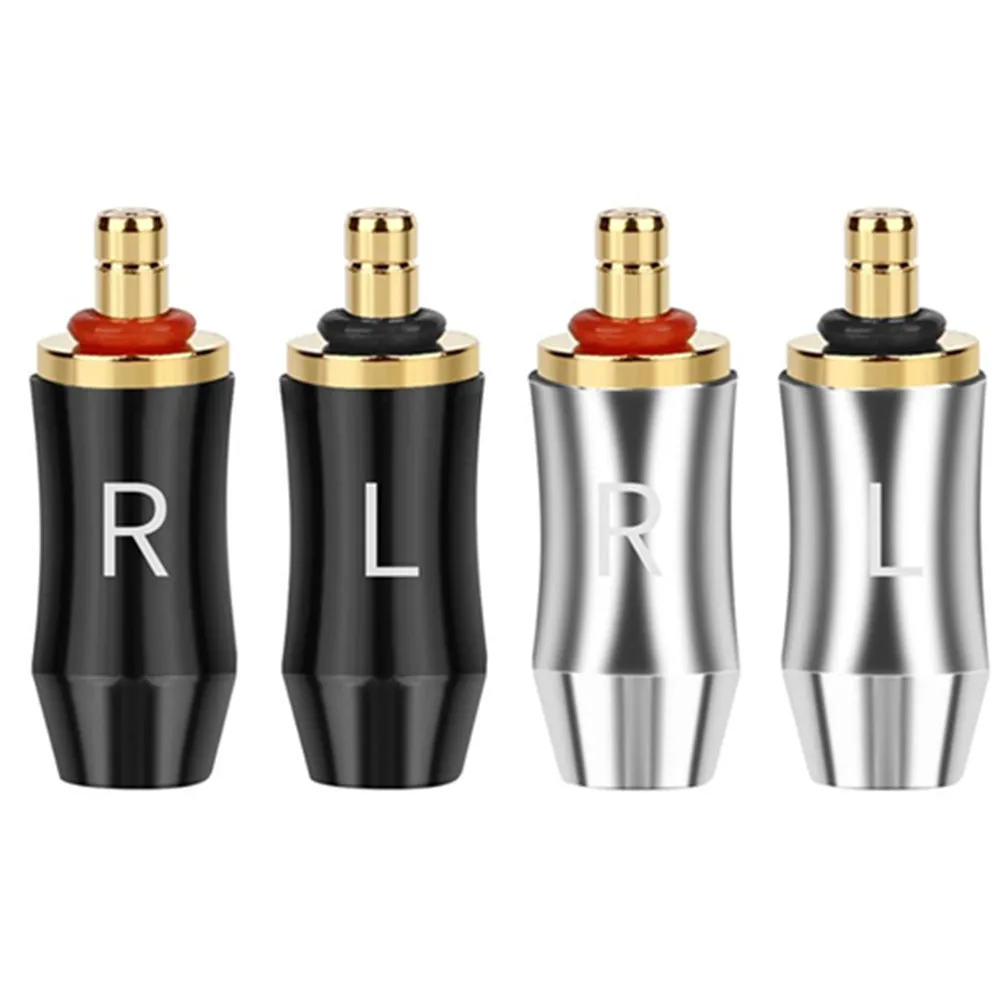 5pair Earphone Jack For UE UE6 Pro Lighting IPX Hifi Headphone Plug Beryllium Copper Gold Plated Audio Connector Adapter DIY