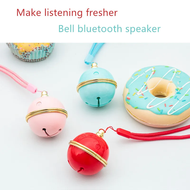 Мини колокол Bluetooth динамик беспроводные портативные уличные динамики Рождественский подарок сабвуфер Caixa De Som Parlante LautsprecherF4045F