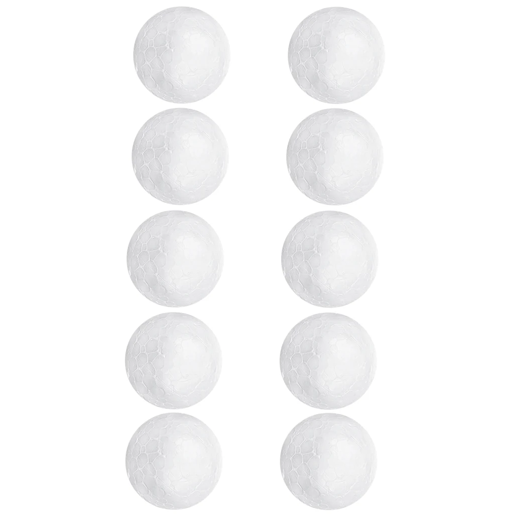 10pcs 7cm White Polystyrene Modelling Foam Balls Spheres Painted DIY Craft Christmas Party Decoration Crafts