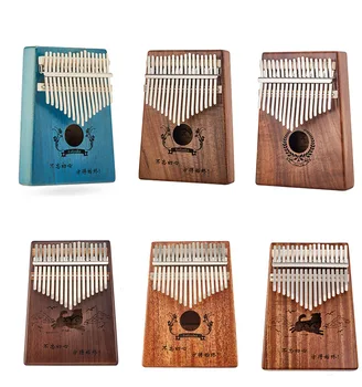 

Kalimba17Key Mahogany Thumb Piano Midi Keyboard Thumb Piano Kalimba Finger Mini Keyboard Instrument Piano Keyboard Kalimba Piano