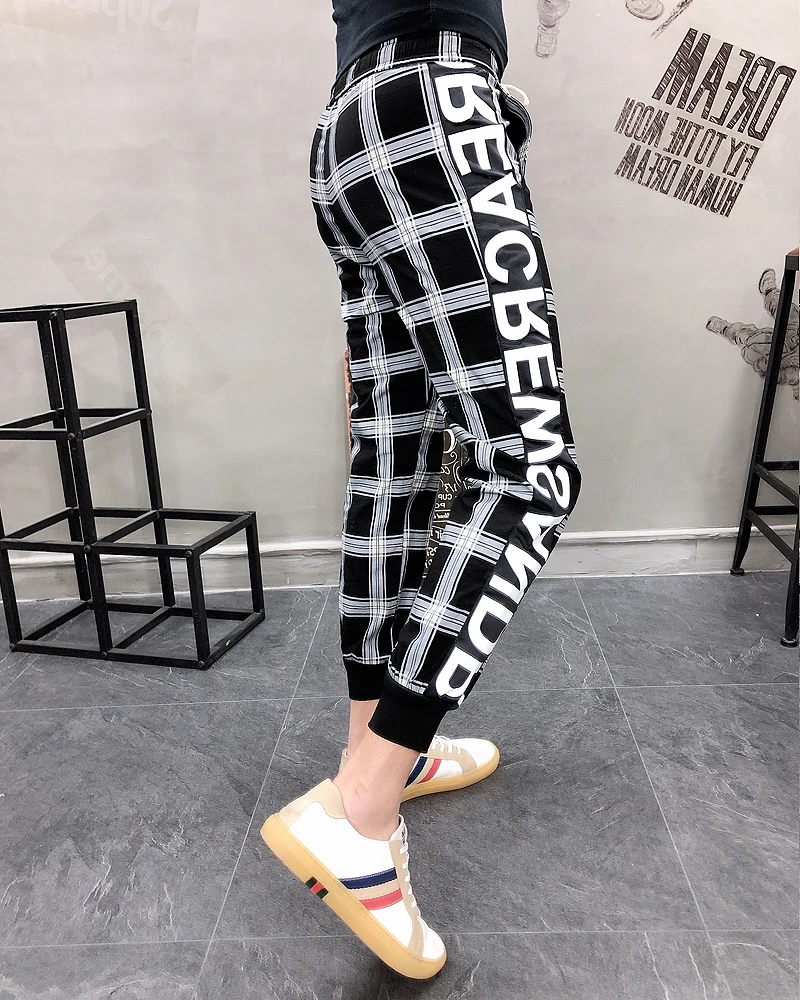 Zomer уличная петух Afdrukken человек брюки джоггеры Broek Heren хип хоп повседневные Harembroek Pantalon Homme мужские худи