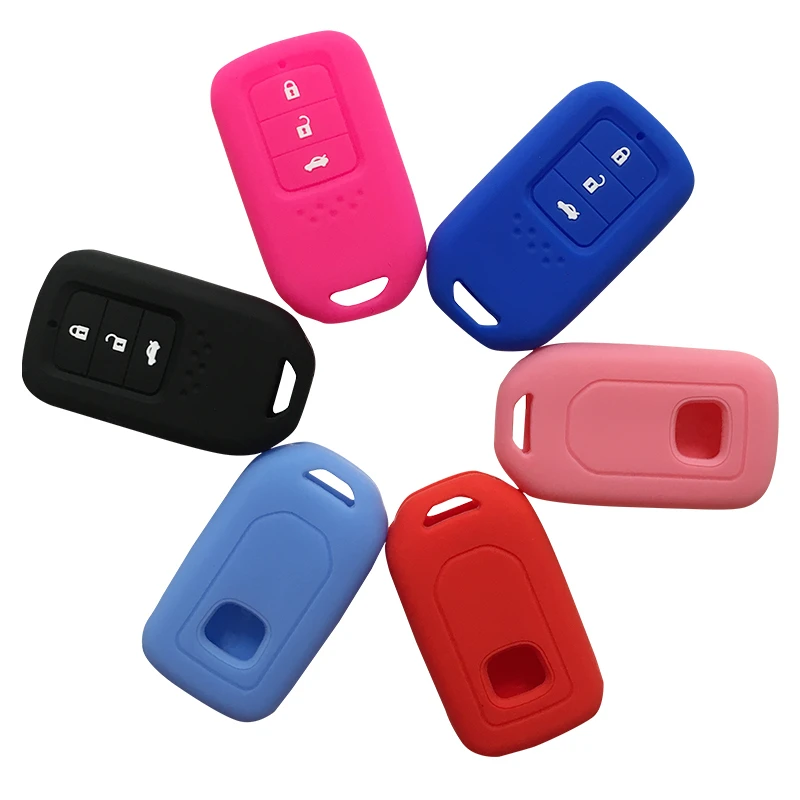 

Key Cover Case For Honda Vezel City Civic Jazz CRV Crider HRV Car Key Fob Cover Case Keychain Car Flip Key Remote Control
