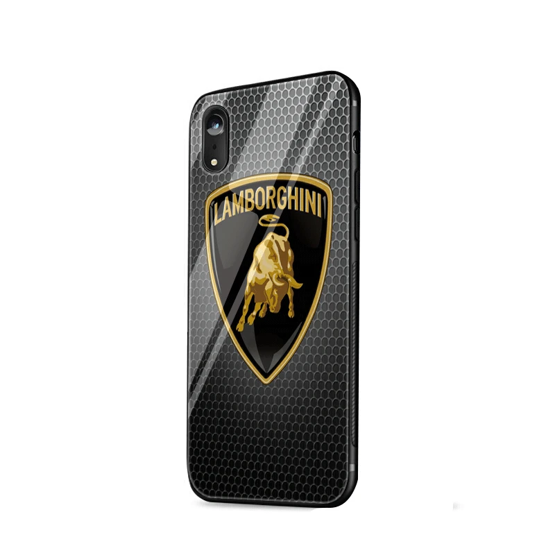 Gerleek Lamborghini стекло чехол для iPhone 5 5S SE 6 6s 7 8 Plus XR X XS Max