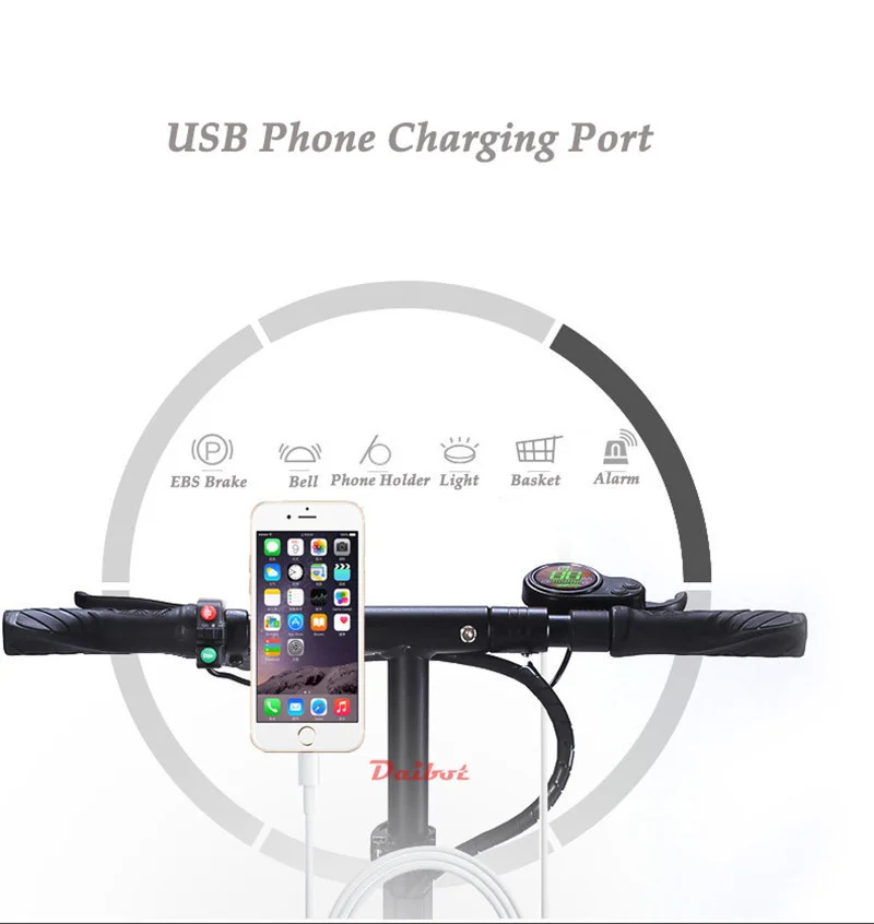 Electric Scooters Adults Two Wheels Electric Scooters With Seat 10 Inch Brushless Motor 500W 48V Folding Electric Skateboard     (10)