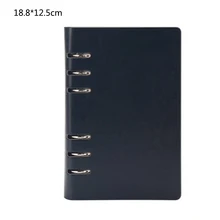 Тетрадь с отрывными листами кожаная обложка книги блокноты Бизнес Тетрадь s Ежедневник для планирования Дня Дневник Книга