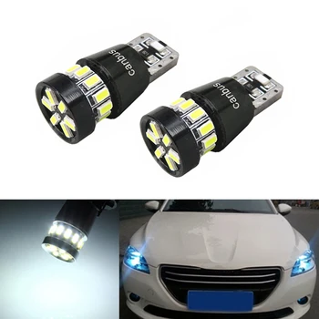 

2x T10 LED Bulb 3014 18LED 12V W5W led Lamp Car light 168 194 Turn Side License Plate Light car parking light clearance light