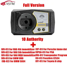 Original Xhorse VVDI2 Commander Key Programmer for Au-di/B-MW/Por-sc-he Full Version V6.1.0 VVDI 2 xhorse vvdi mb nec elv adaptor for vvdi mb bga tool to renew