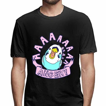 

Angery Budgie Chicken Men Women　T-Shirts Funny Printed Tshirts Summer Hip Hop Casual Tops Tees Streetwear