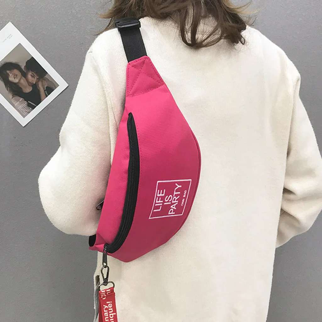 Сумка на поясном ремне Maison fabre Harajuku Стиль Для женщин поясная сумка в стиле хип-хоп модная сумка на Для мужчин Слинг Груди Мешок Для Путешествия Dailylife 8
