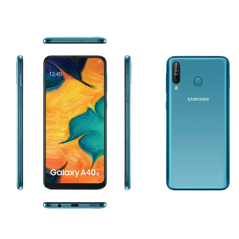 Мобильный телефон samsung Galaxy A40s, 6 ГБ ОЗУ, 64 Гб ПЗУ, 6,4 дюймов, 4G LTE, Android, мобильный телефон, 5000 мАч, смартфон