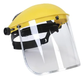 

1PCS PVC Clear Safety Face Protective Cover Saliva Resistant Head-mounted Face Eye Shield Screen Grinding Wholesale