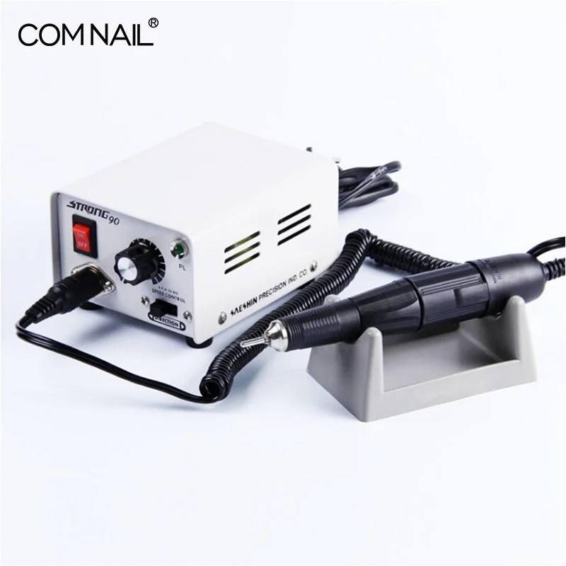 Best Authent 65W Strong 90 102L handle STRONG 90 Nail Drills Machine Manicure Pedicure Electric File Bit Nails Art Equipment