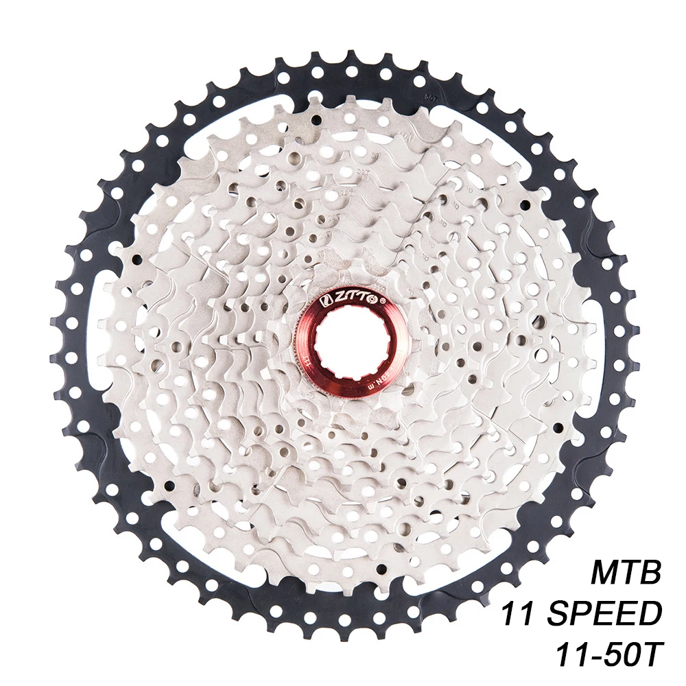 Велосипед Freewheel 11S 11-28 32 34 36 46 50 52T на MTB дорожный велосипед Радуга Кассетный Маховик гравийная Звездочка HG система SLR2 - Цвет: 11S 50T Silver