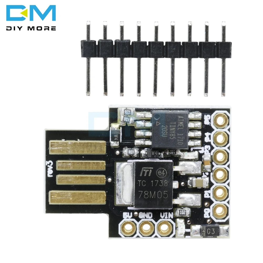 Макетная плата Micro USB Digispark ATTINY85 для Arduino макетная I/O IIC I2C модуль SPI|Интегральные