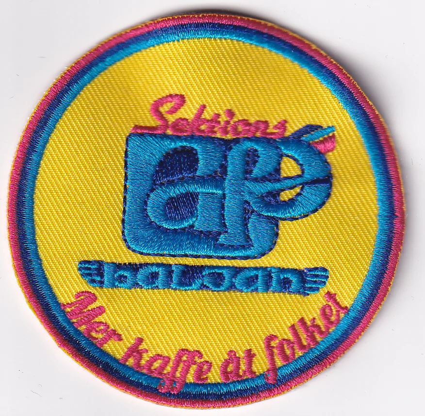 

Embroidery badge patch personalized customization display :baloqb