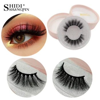 

SHIDISHANGPIN high quality 3d mink lashes natural soft false eyelashes mink eyelashes gorgeous packing with eyelashes extensions