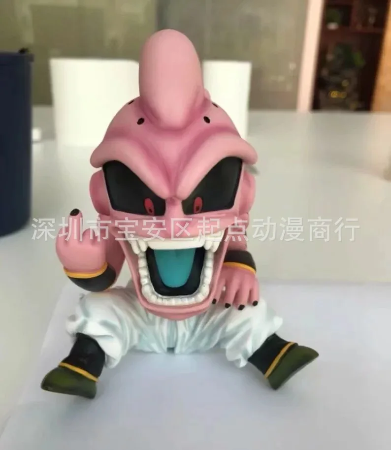 

Dragon Ball Super Saiyan Human GK Buu Guilty-Pleasure Finger Boxed PVC Garage Kit Car Mounted Decoration
