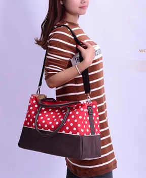 

Multi-functional Fashion Diaper Bag Shoulder Cross-body bian jie bao Large-Volume Oxford Cloth Waterproof Prenatal Postpartum Di
