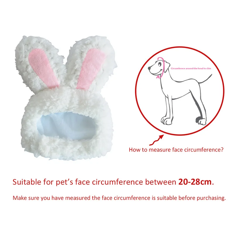 Rabbit Ears Hat for Cats and Dogs 2