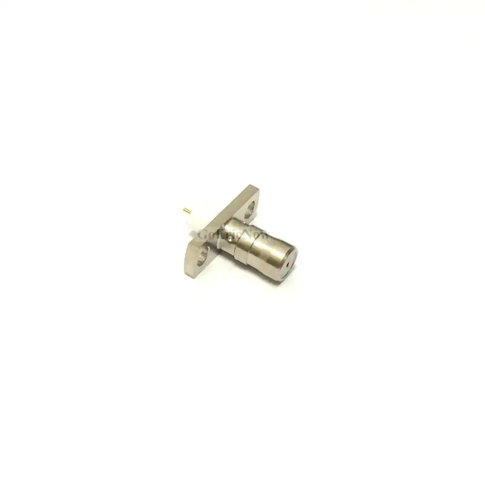 

10 pcs RF Coaxial QMA Female 2 Hole Flange Connector Adapter