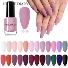 NICOLE DIARY матовый Effetc лак для ногтей чистый цвет ногтей розовый дизайн ногтей жирный лак маникюр лак для ногтей лак