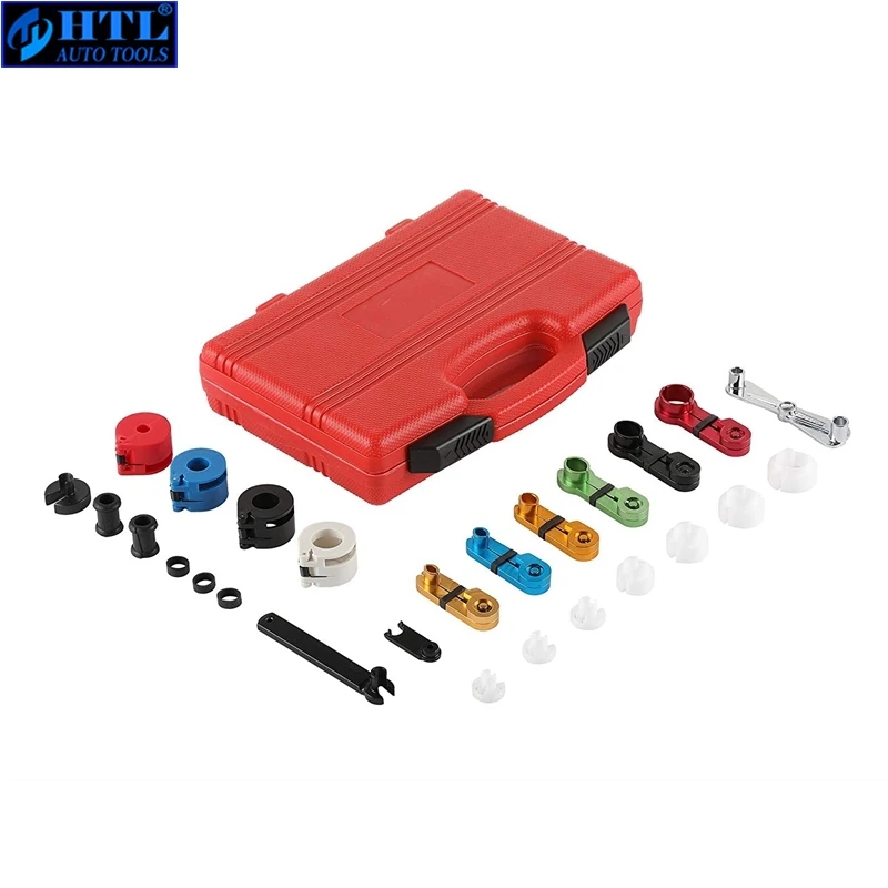 KUNTEC Master Quick Disconnect Tool Kit 26pcs for Automotive AC Fuel Line and Transmission Oil Cooler Line 