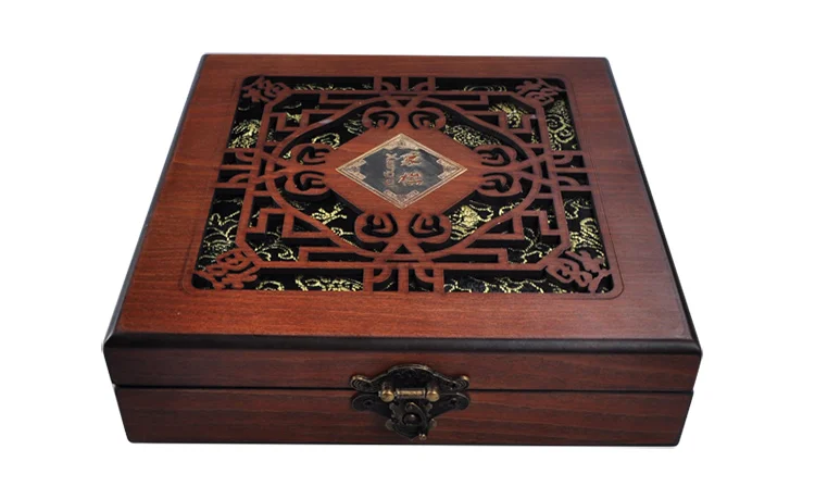 Medium Large Size Moso Bamboo China Chess 4-6 Cm Rilievo Intaglio Laser Carving Checkerboard Gift Set