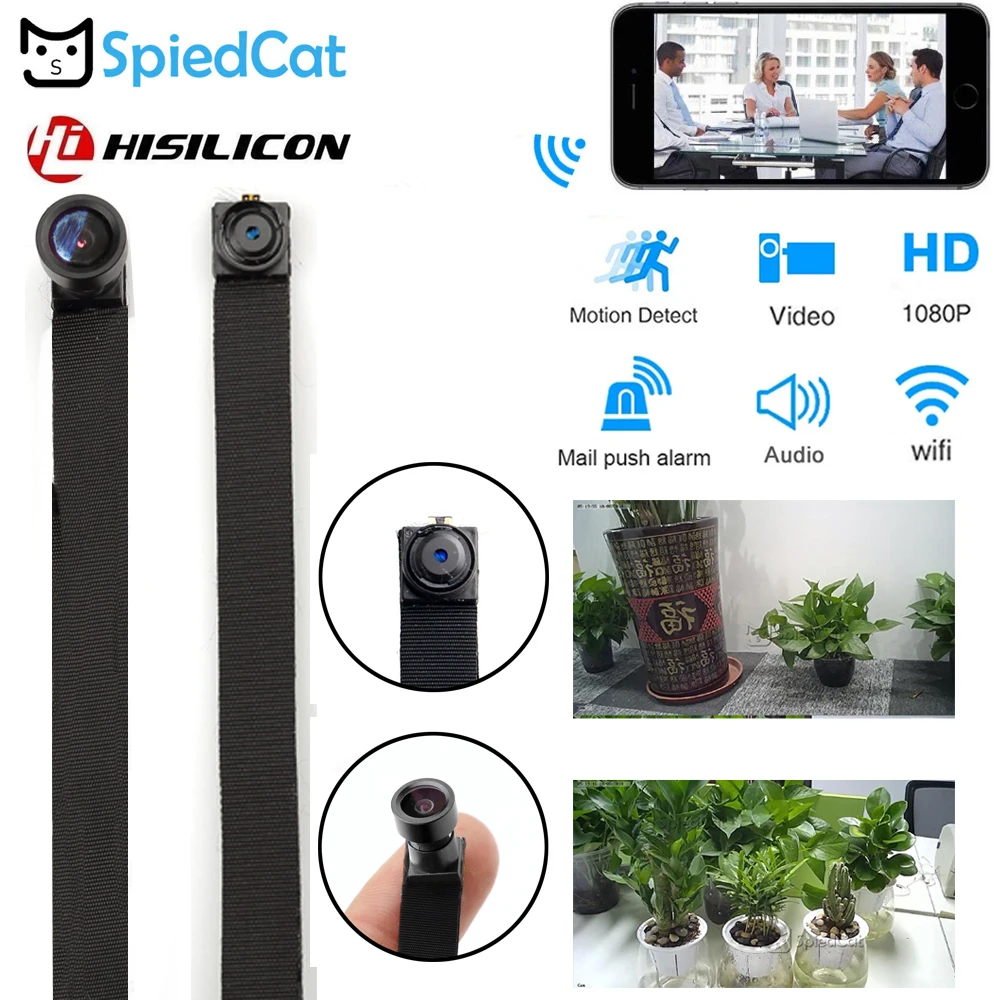 HD 1080P Мини-Объектив веб-камеры видео Micro motion камера Беспроводной Wi-Fi IP P2P Motion