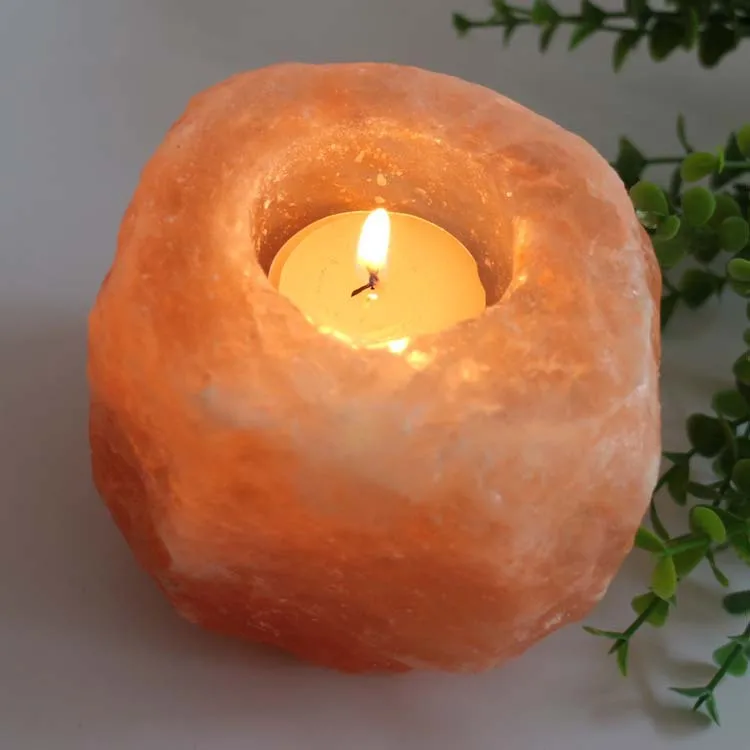 

Pakistan Candlestick Fragrance Candlestick Himalayan Salt Lamps Candlestick Night Light Salt Light