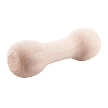 

Golden Retriever Wood Dumbbell Dogs Training Chewing Toys K9 Teething Aid Fetch