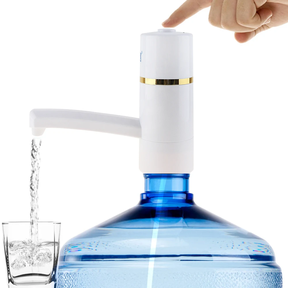 Бутылка для воды насос для воды беспроводной Перезаряжаемый Электрический диспенсер для воды Портативный питьевой бутылки Посуда для напитков инструменты