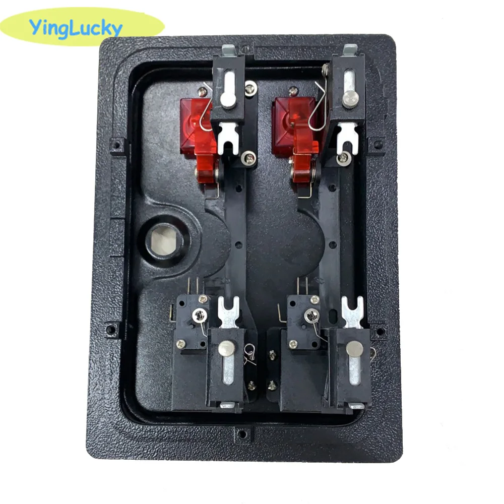 Arcade Double Coin Door With Quarter Acceptor For MAME or Arcade Replacement Iron Door Construction