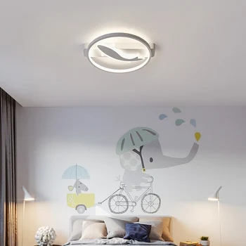 

Fashionable, simple and personalized modern dolphin ceiling lamp