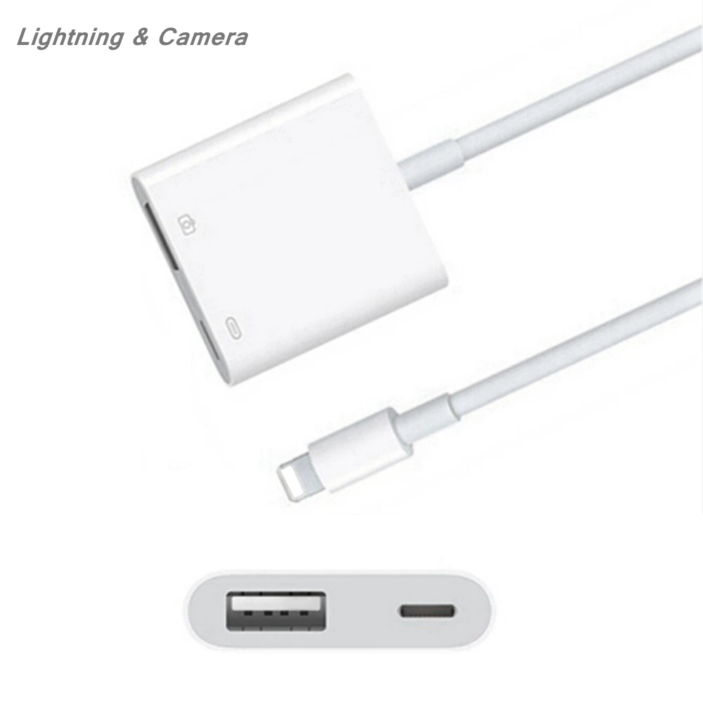 Кабель переходник с Lightning на USB 3 для iPhone iPad 5 В 8pin|Кабели USB| |