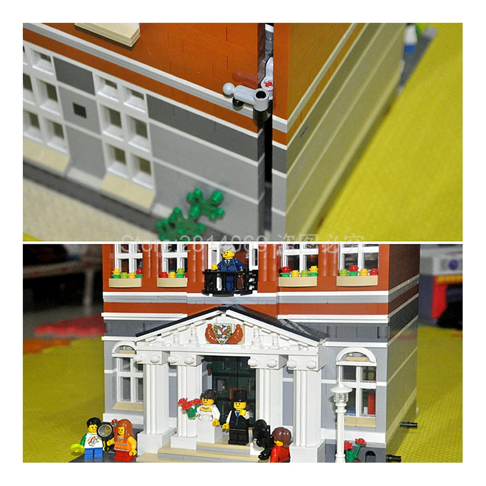 15003 Creator City Street The Town Hall модель 2859 шт. строительные блоки игрушки детские подарки совместимы с 10224