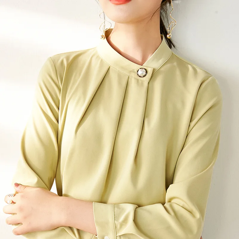 

Korean Style Loose 2020 Autumn Chiffon blouse Women